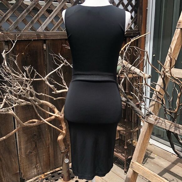 T by Alexander Wang Mesh Back Sleeveless LBD Dress - Picture 4 of 8